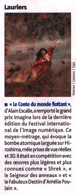 NOUVEL OBSERVATEUR — archive Pressbook Alain Escalle, page 1