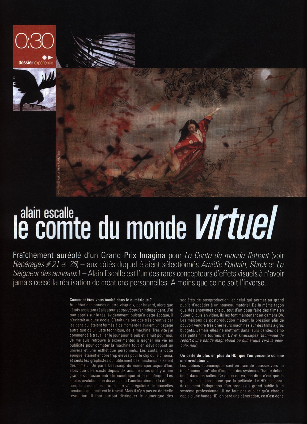 REPÉRAGES — archive Pressbook Alain Escalle, page 1