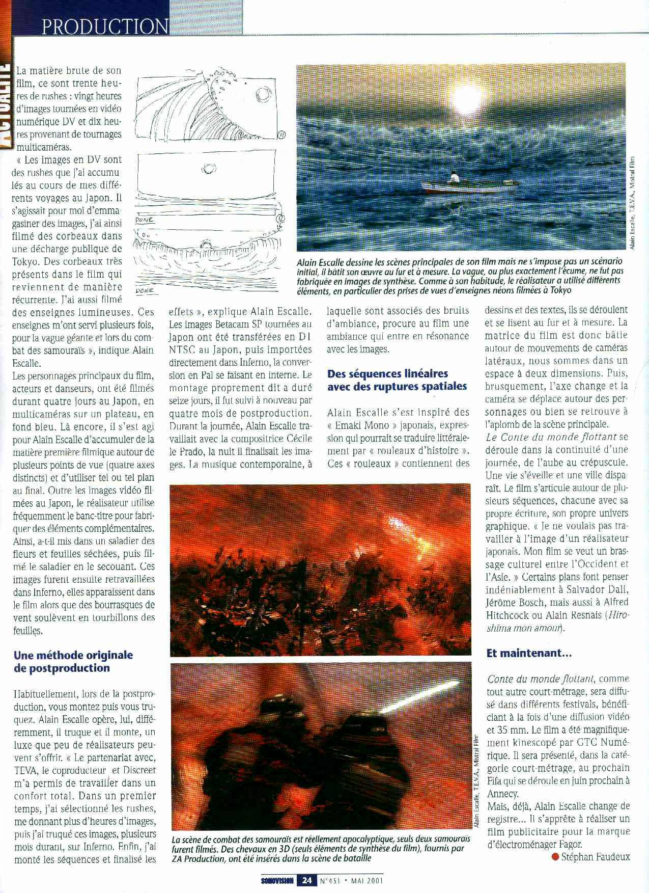SONOVISION — archive Pressbook Alain Escalle, page 2