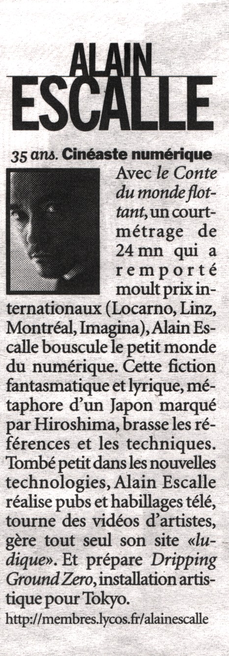 LIBÉRATION — archive Pressbook Alain Escalle, page 2